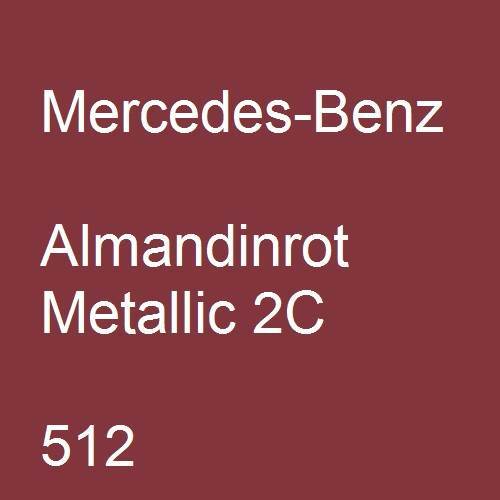 Mercedes-Benz, Almandinrot Metallic 2C, 512.